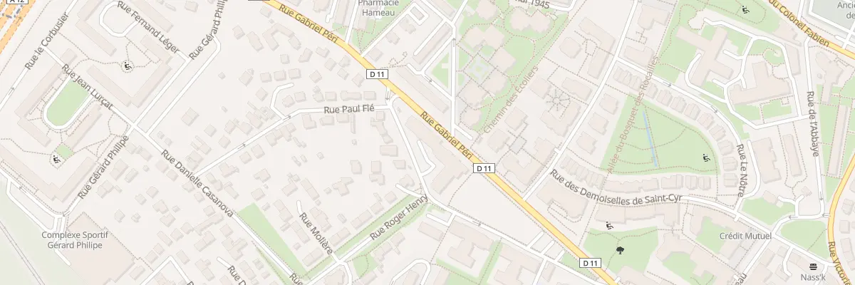 Plan du 4 Rue Lucien Sampaix à Saint-Cyr-l’École