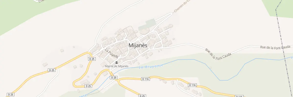 Plan du 63 Le Village à Mijanès