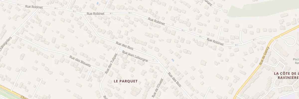 Plan du 33 Rue des Bois à Osny