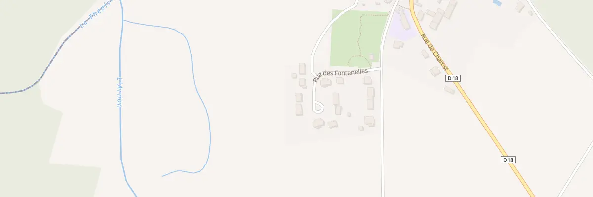 Plan du 6 Rue des Fontenelles à Lazenay
