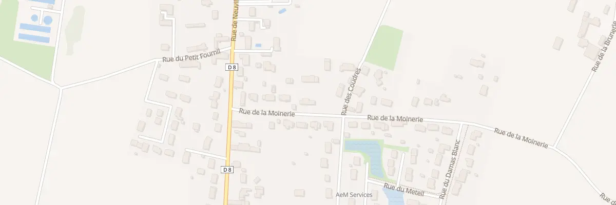 Plan du 9 Rue de la Moinerie à Vennecy