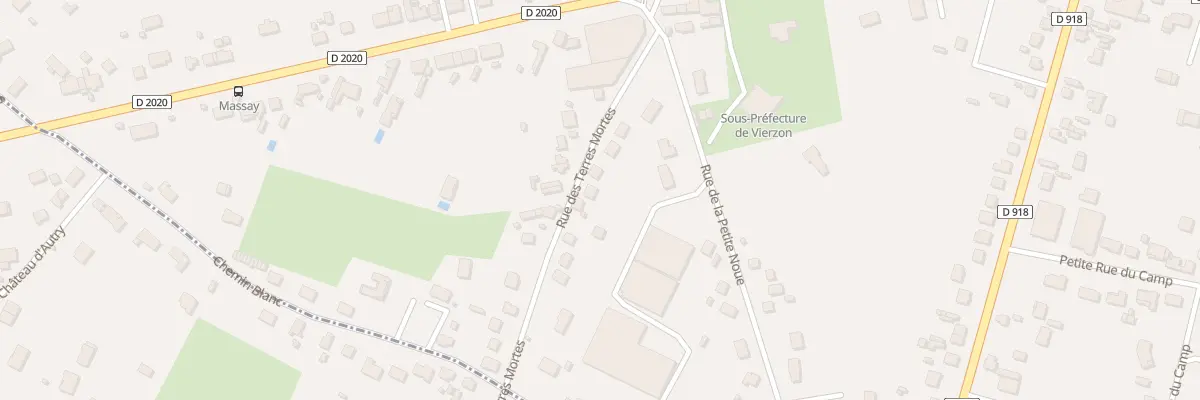 Plan du 7 Rue des Terres Mortes à Vierzon