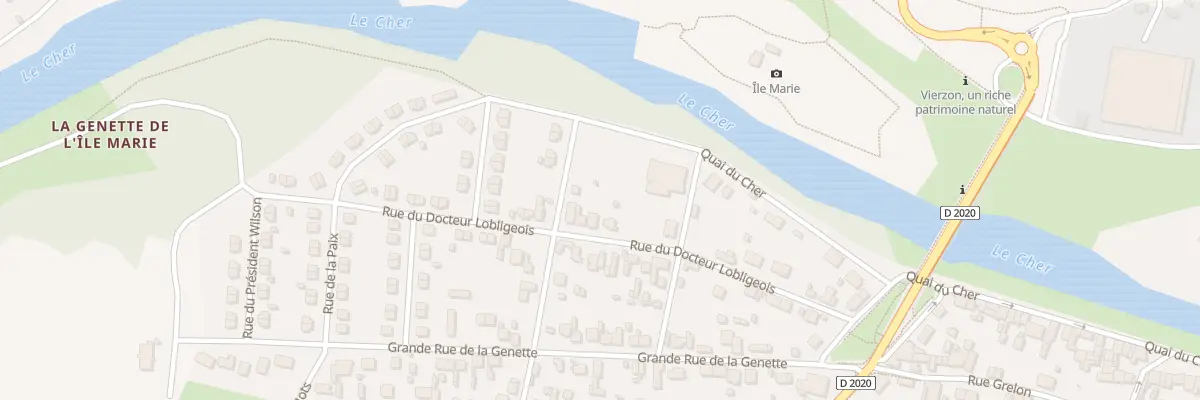 Plan du 26 Rue du Doc Lobligeois à Vierzon