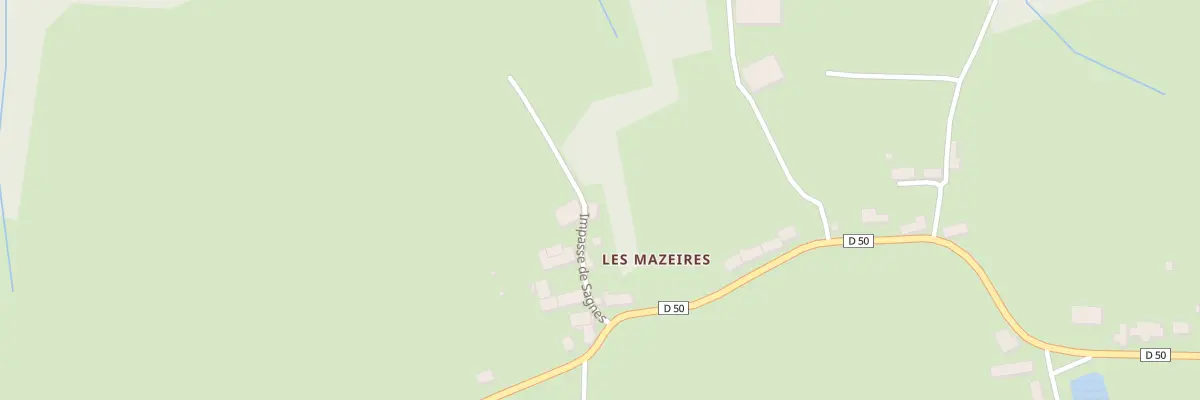 Plan du 5252 Les Mazeires à Cressat
