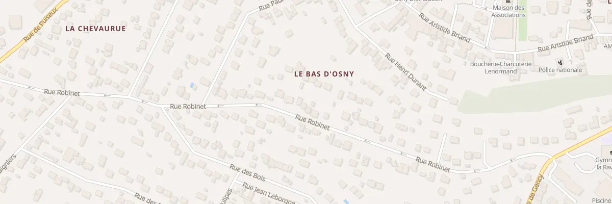 Plan du 51 Rue Robinet à Osny