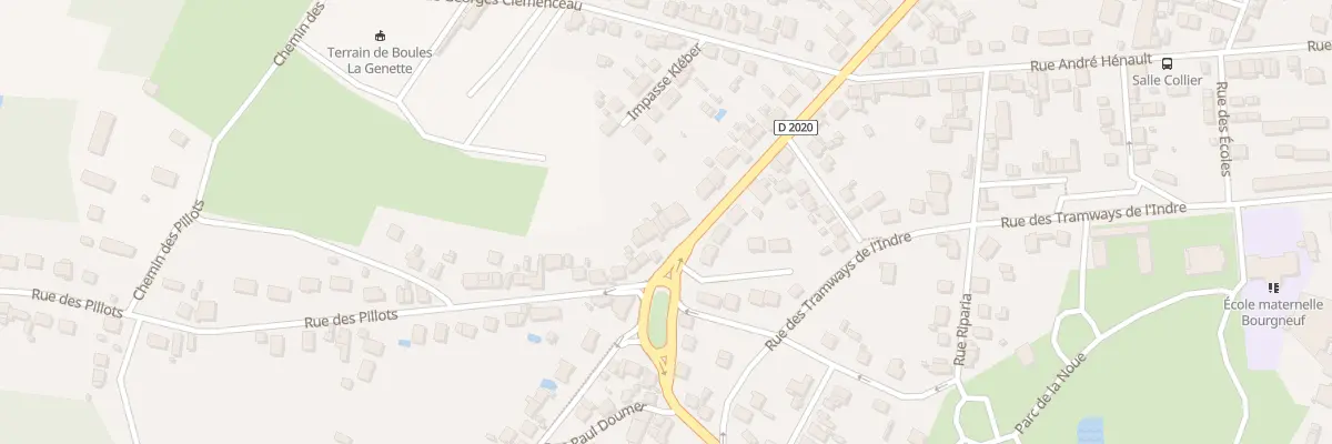 Plan du 45 Bd de la Nation à Vierzon