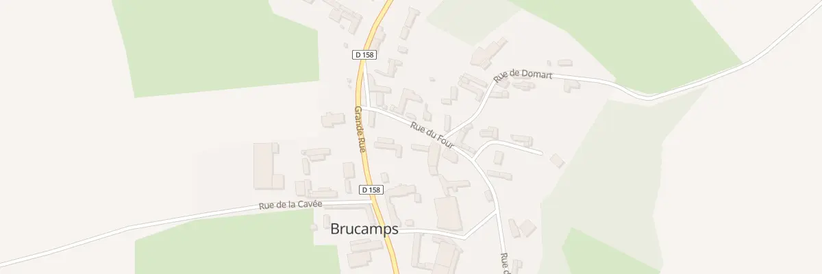 Plan du 18 Gr Grande Rue à Brucamps