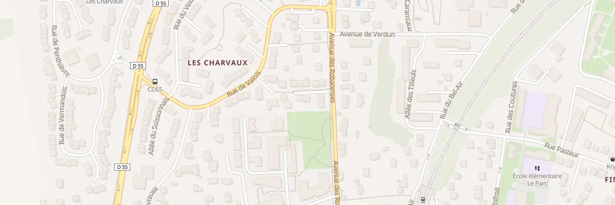 Plan du 1 All du Gâtinais à Andrésy