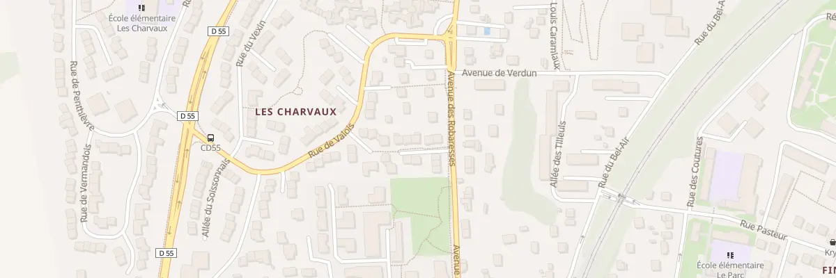 Plan du 6 All du Gâtinais à Andrésy