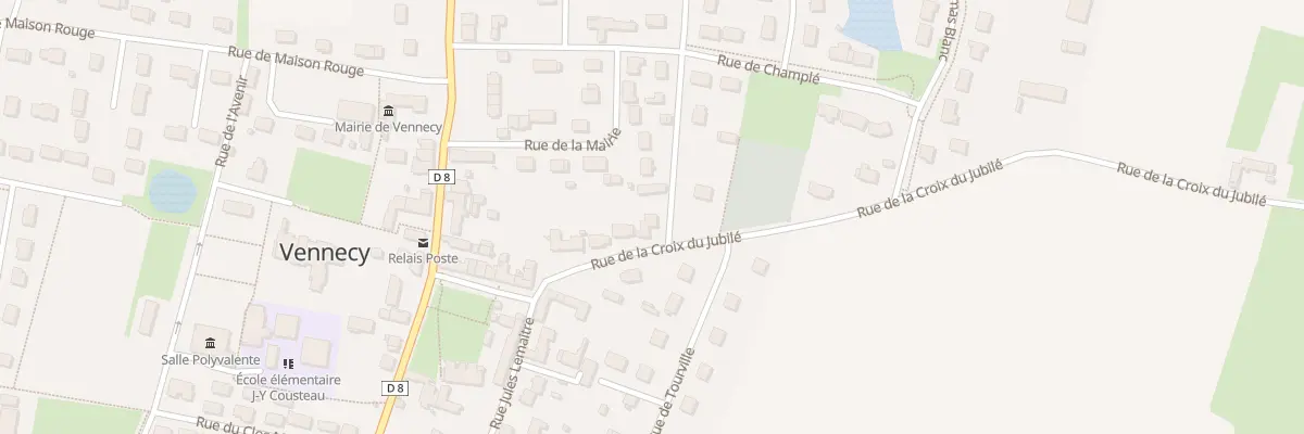 Plan du 1 Rue de la Corne à Vennecy