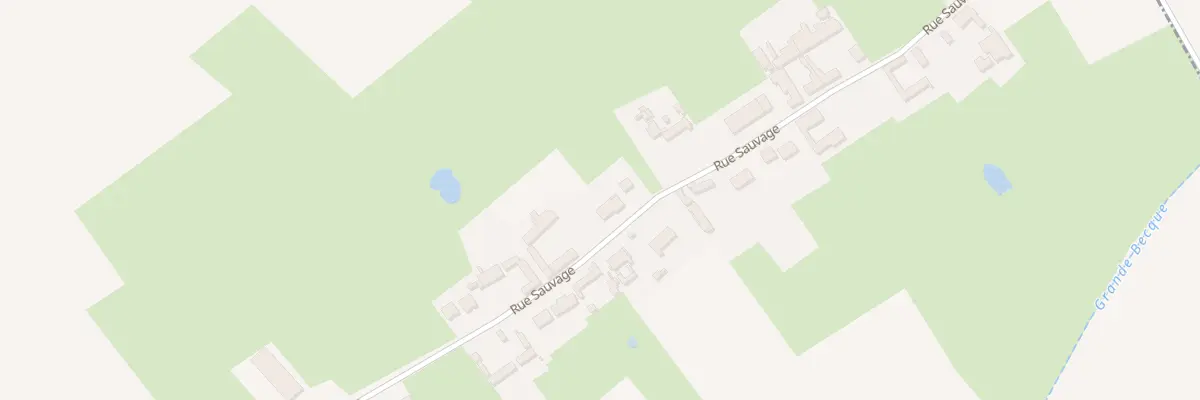Plan du 461 Rue Sauvage à Zutkerque