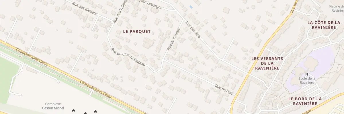 Plan du 3 Rue de l’Est à Osny