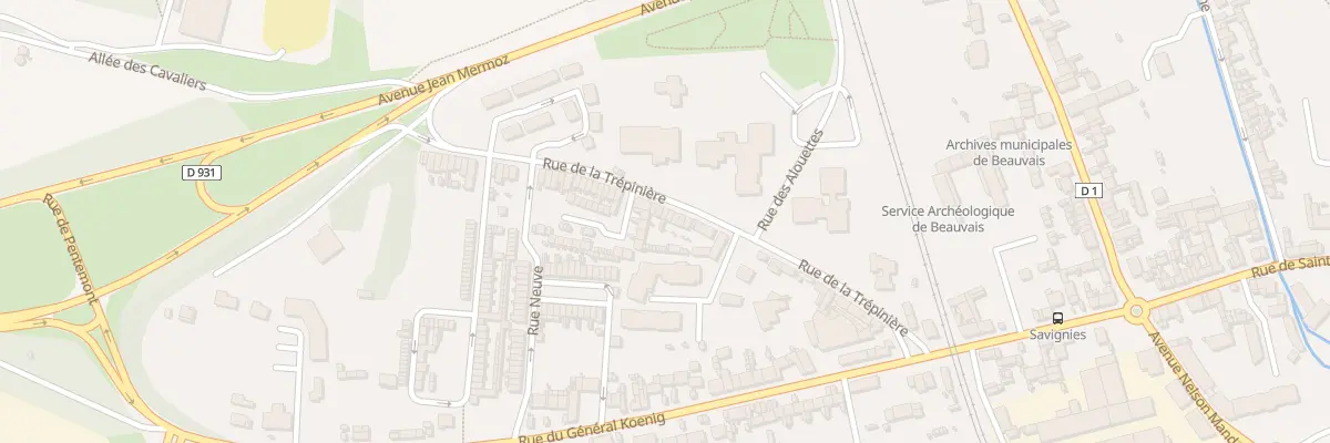 Plan du 32 Rue de la Trépinière à Beauvais