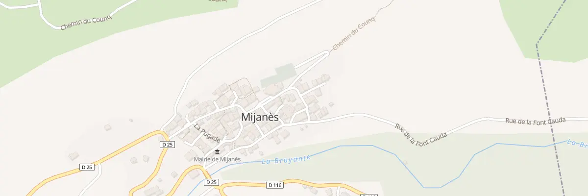 Plan du 69 Le Village à Mijanès