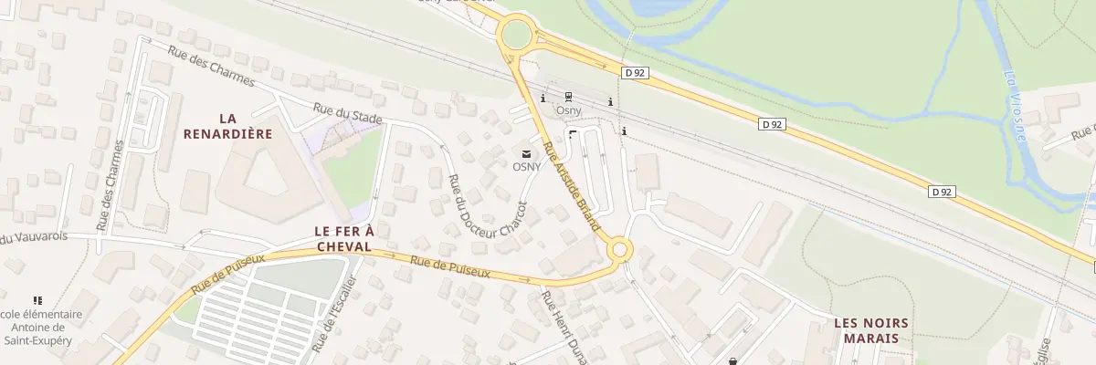 Plan du 69 Rue Aristide Briand à Osny