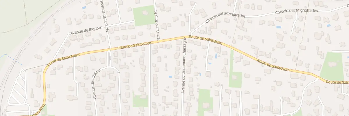 Plan du 6 Rue du Lieutenant Chassagne à L’Étang-la-Ville