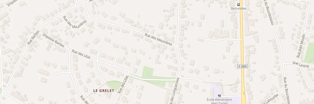 Plan du 5 Rue des Meunières à Vierzon