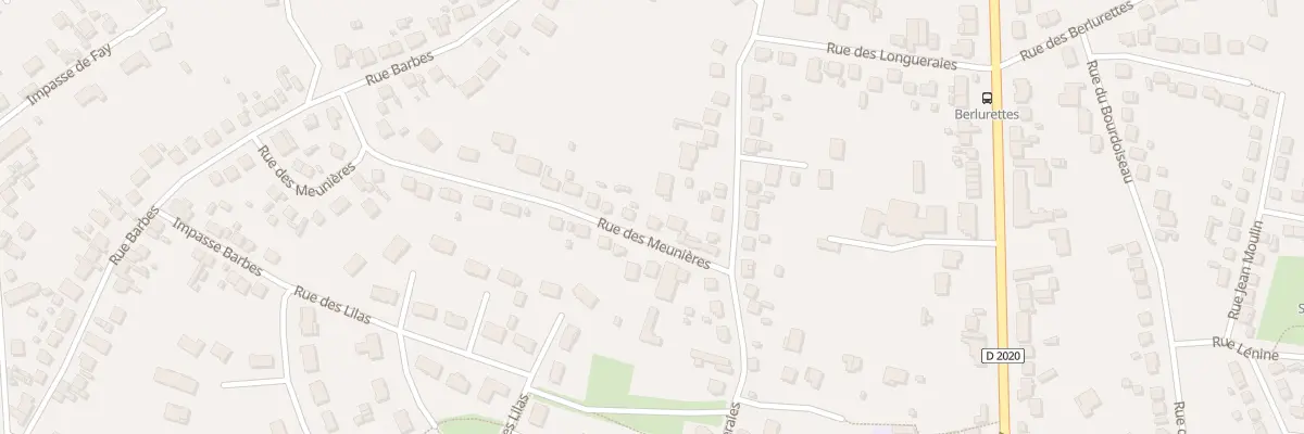 Plan du 6 Rue des Meunières à Vierzon