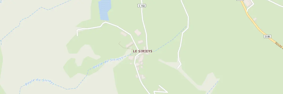 Plan du 5090 Les Sirieys à Prendeignes