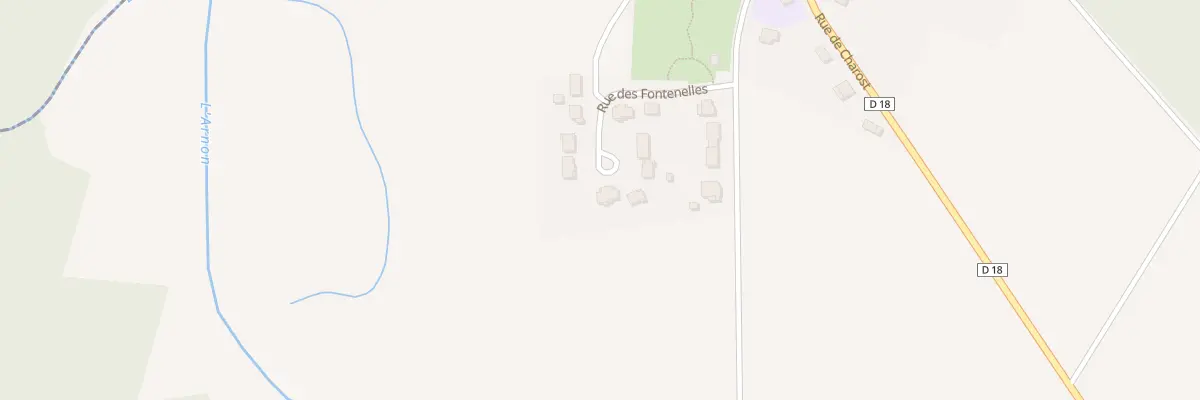 Plan du 10 Rue des Fontenelles à Lazenay