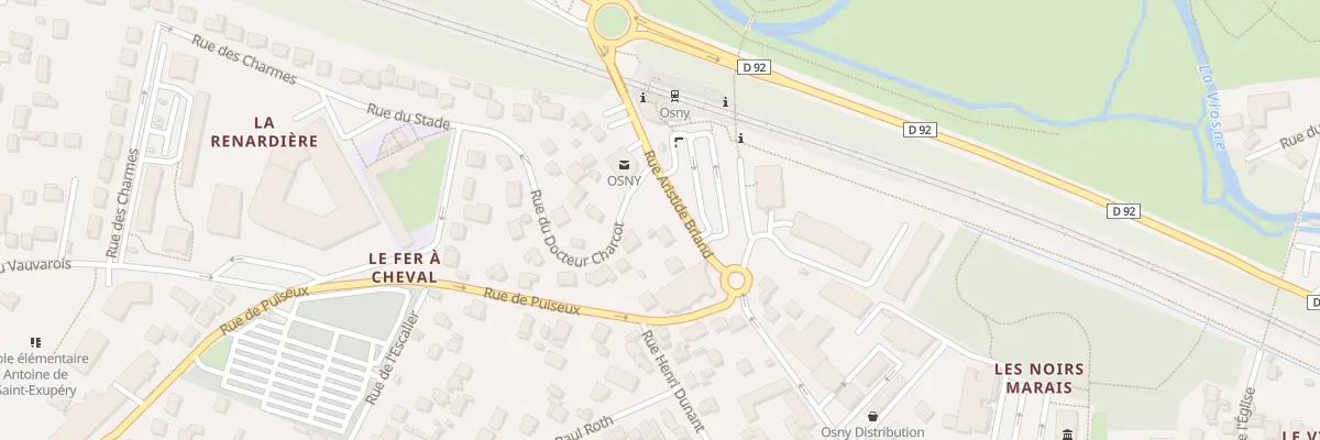 Plan du 67T Rue Aristide Briand à Osny