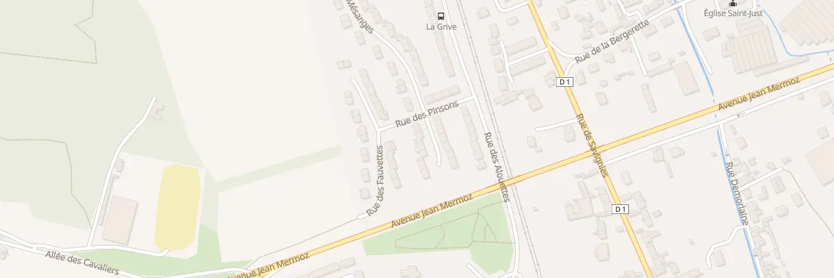 Plan du 9 Rue des Mésanges à Beauvais