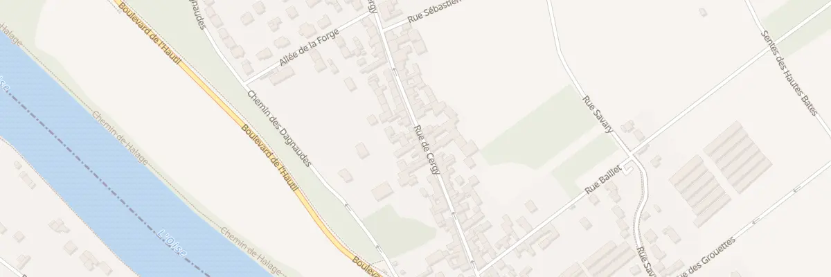 Plan du 33B Rue de Cergy à Neuville-sur-Oise
