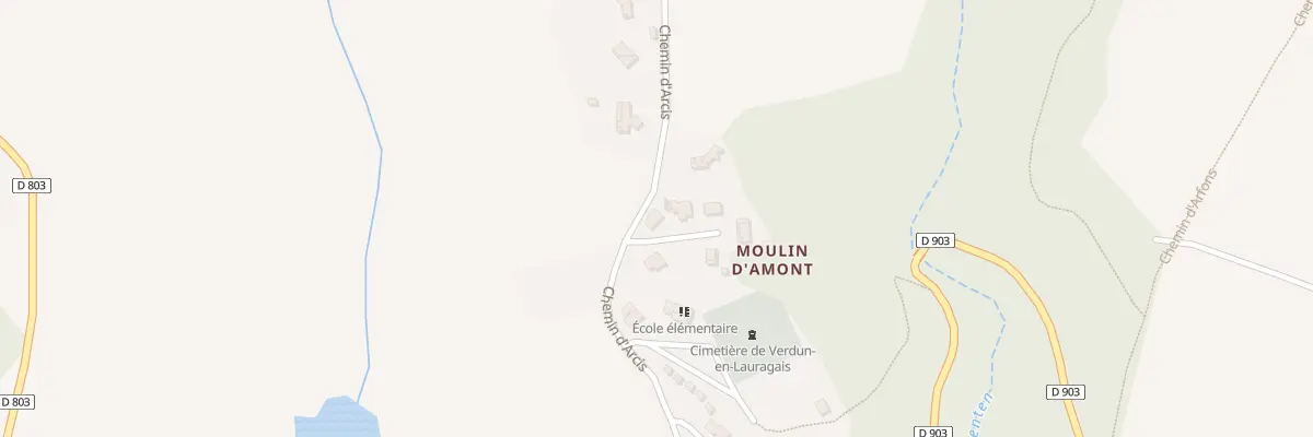 Plan du 121 Moulin d’Amont à Verdun-en-Lauragais