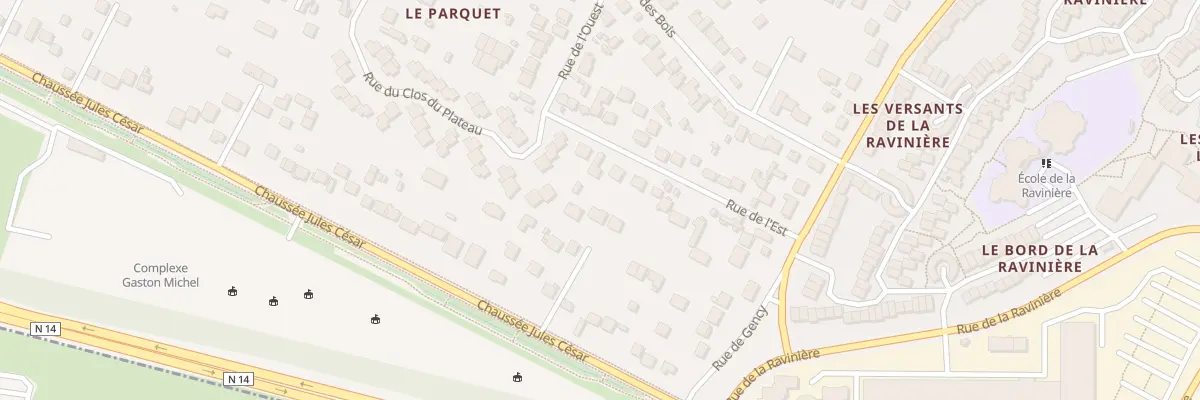 Plan du 12B Rue de l’Est à Osny