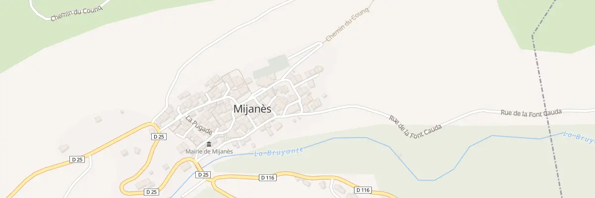 Plan du 76 Le Village à Mijanès