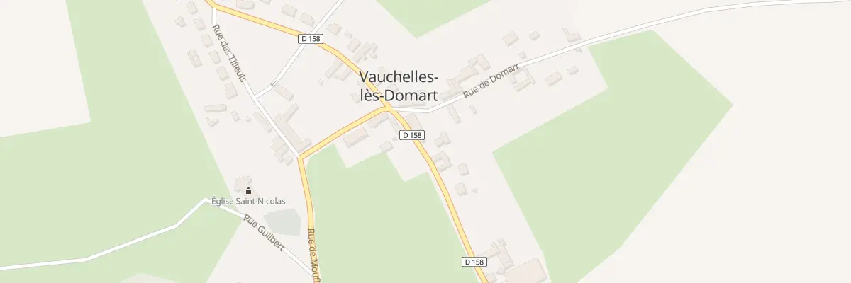 Plan du 1 Rue de Flixecourt à Vauchelles-lès-Domart