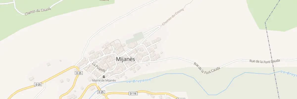 Plan du 81 Le Village à Mijanès