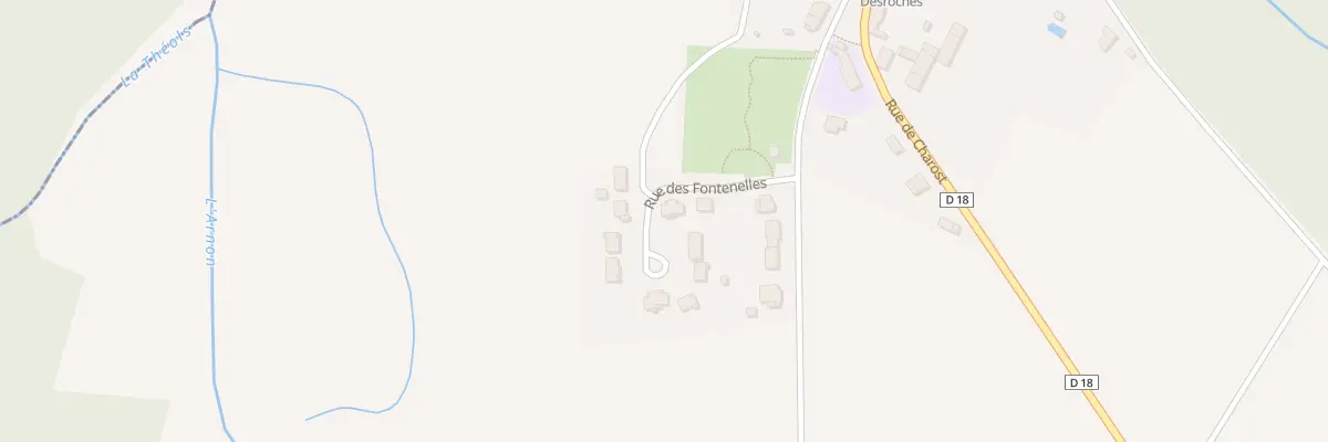 Plan du 5 Rue des Fontenelles à Lazenay