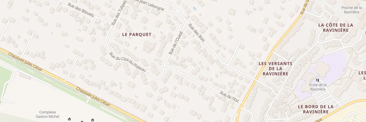 Plan du 7 Rue de l’Est à Osny