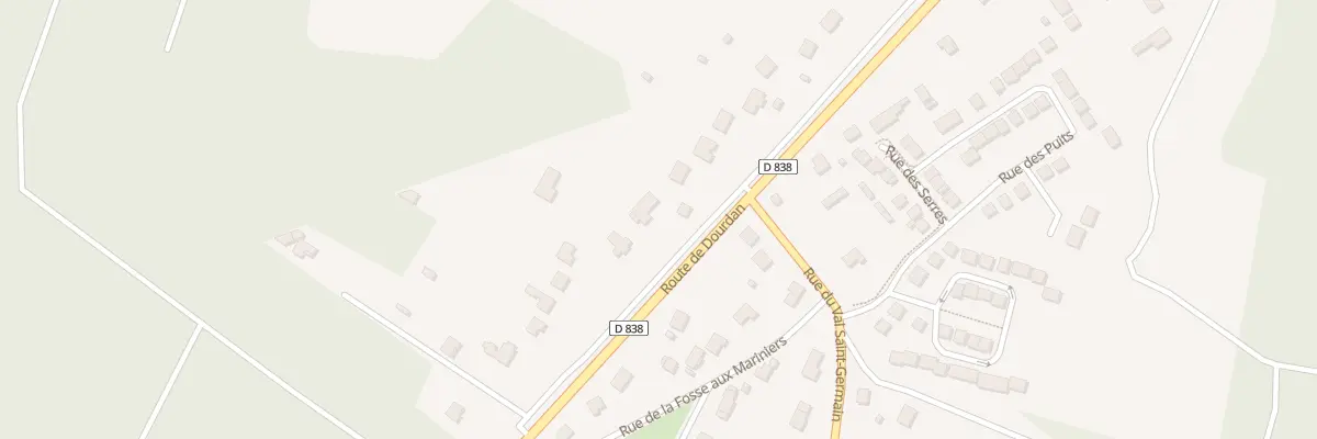 Plan du 50 Rte de Dourdan à Angervilliers