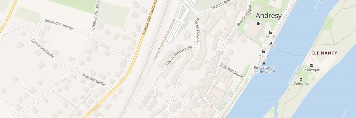 Plan du 3 Rue Barbantalle à Andrésy