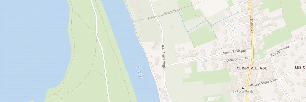 Plan du 39 Rue Pierre Vogler à Cergy