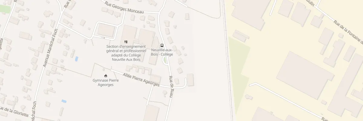 Plan du 13 Rue de Ruau à Neuville-aux-Bois