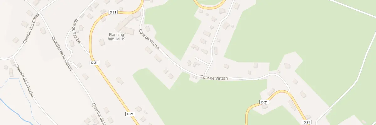 Plan du 16 All des Quatre Vents à Peyrelevade