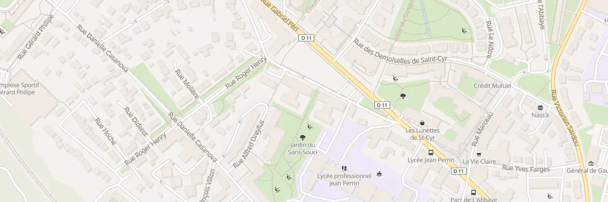 Plan du 7 Rue Lucien Sampaix à Saint-Cyr-l’École