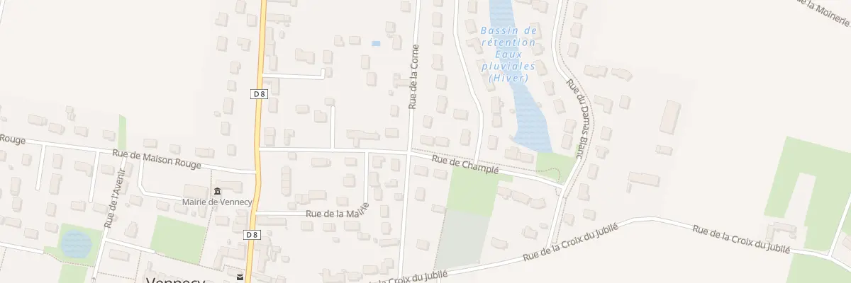 Plan du 17 Rue de Chample à Vennecy