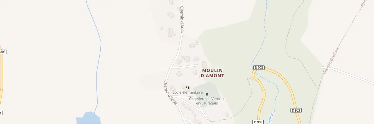 Plan du 9 Moulin d’Amont à Verdun-en-Lauragais