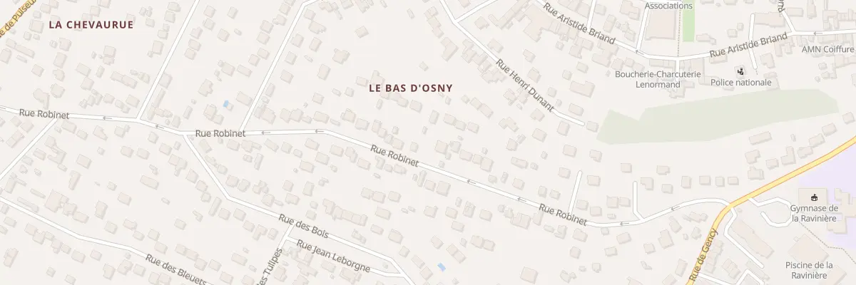 Plan du 59 Rue Robinet à Osny