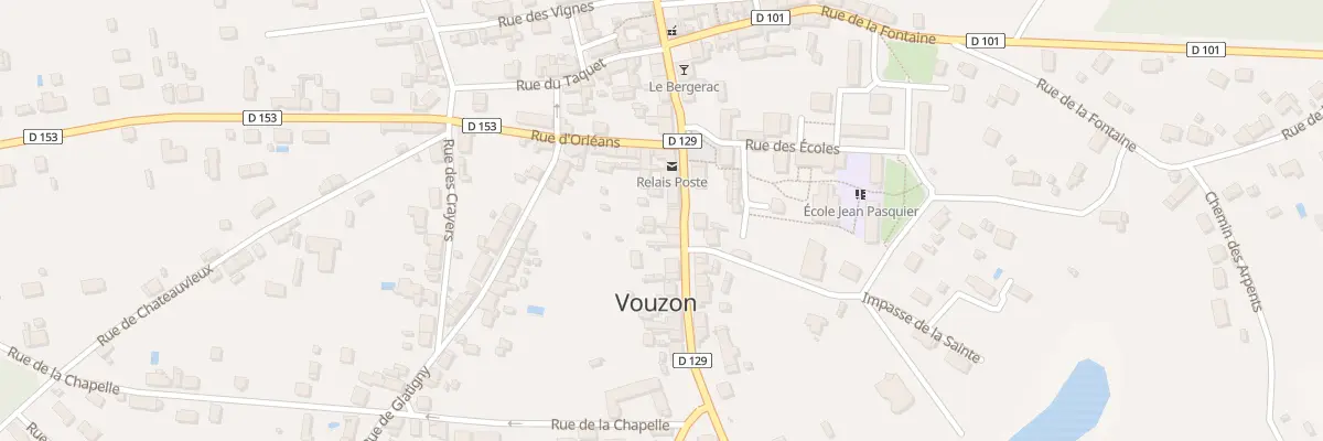 Plan du 29 Rue Grande Rue à Vouzon