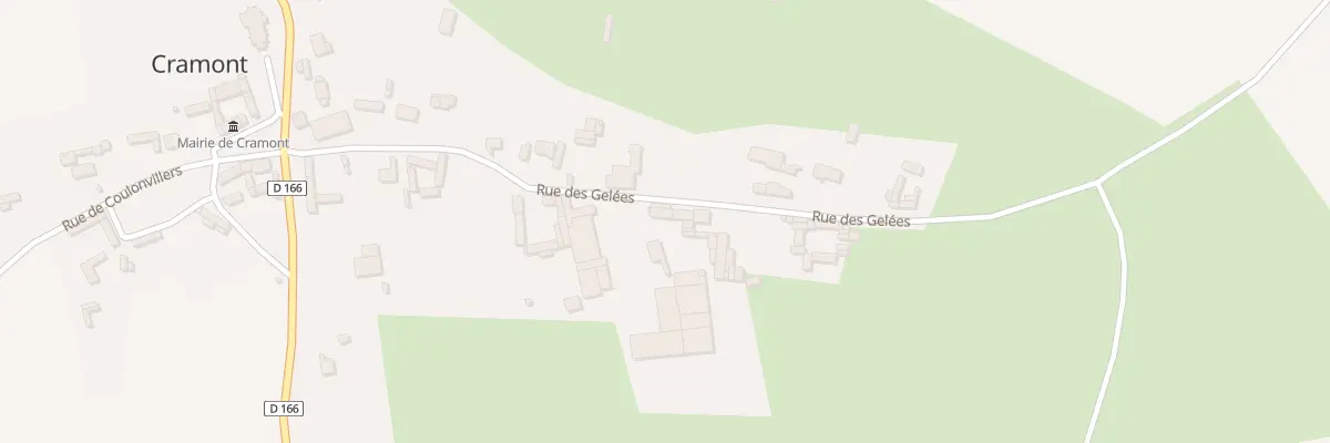 Plan du 12 Rue des Gelées à Cramont