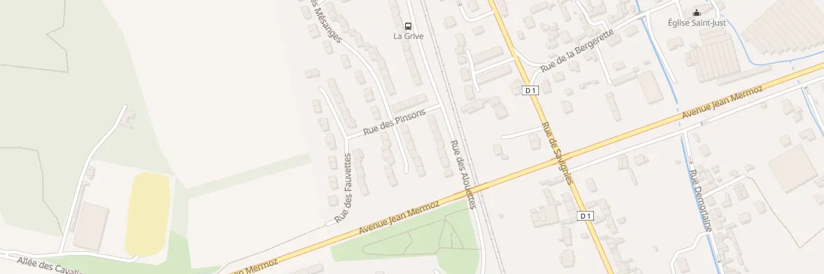 Plan du 10 Rue des Mésanges à Beauvais