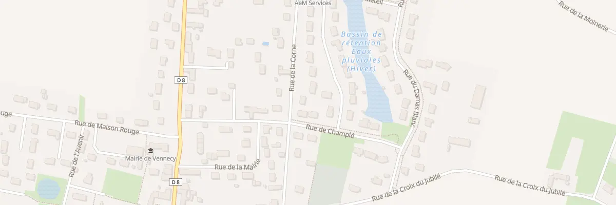 Plan du 18 Rue de la Corne à Vennecy