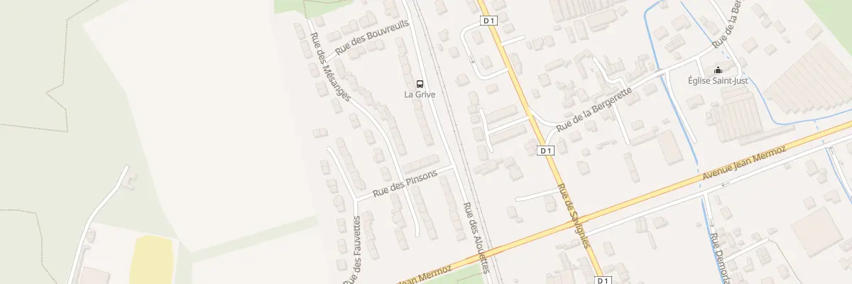 Plan du 28 Rue des Alouettes à Beauvais