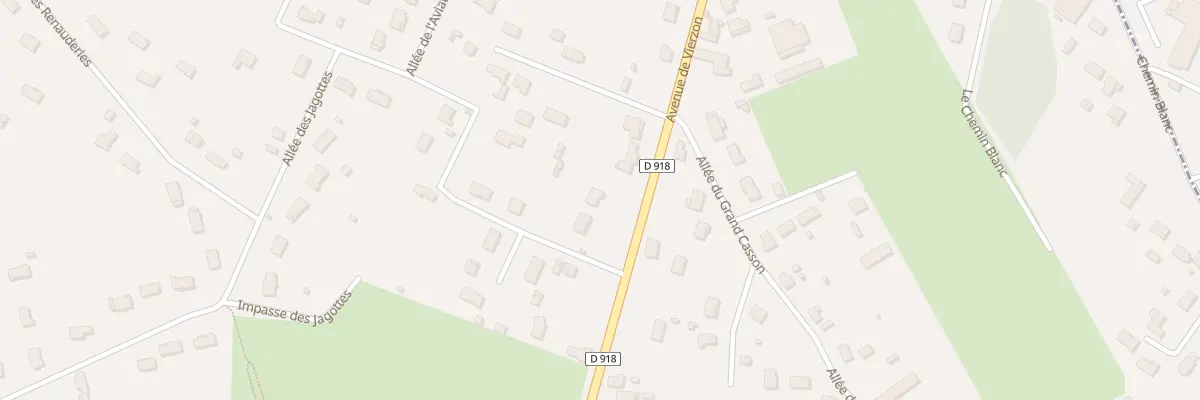 Plan du 56 Av de Vierzon à Neuvy-sur-Barangeon