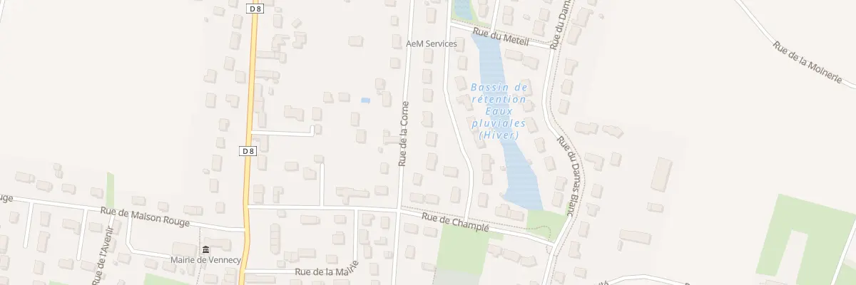 Plan du 7 Rue du Meteil à Vennecy